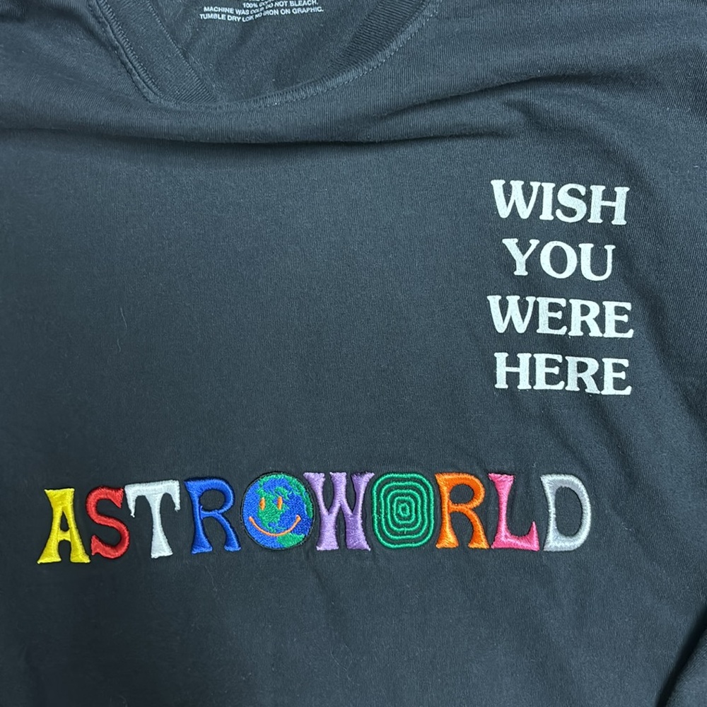 CACTUS JACK by TRAVIS SCOTT ASTROWORLD GOV BALL NYC LONG SLEEVED S